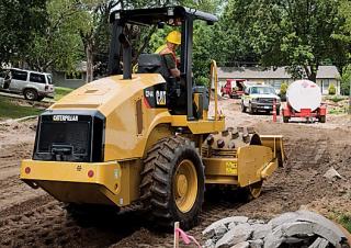 Walsen Enkele-trommelwals Caterpillar CP44B