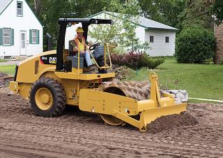 Walsen Enkele-trommelwals Caterpillar CP44B