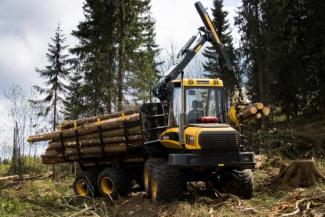 Bosbouwmachines Forwarders Ponsse Gazelle