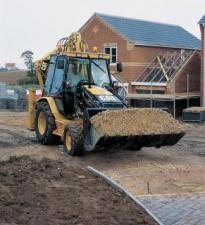 Graaflaadmachines Caterpillar 428 D 4x4