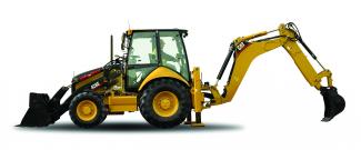 Graaflaadmachines Caterpillar 428E 4x4