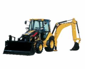 Graaflaadmachines Caterpillar 428E 4x4