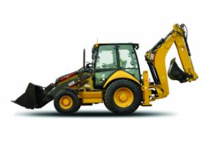 Graaflaadmachines Caterpillar 432E 4x4