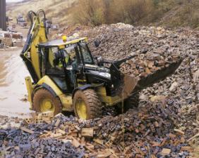 Graaflaadmachines Caterpillar 444E 4x4