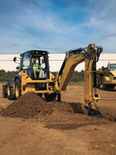 Graaflaadmachines Caterpillar 444E 4x4