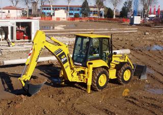 Graaflaadmachines Komatsu WB93S-5 