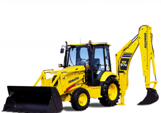 Graaflaadmachines Komatsu WB97R-5 