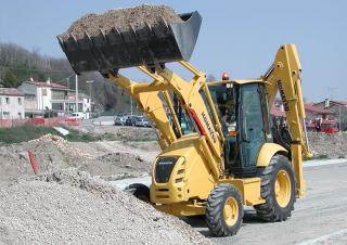 Graaflaadmachines Komatsu WB93R-5 