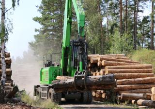 Graafmachines in overslaguitvoering Sennebogen 723M E  