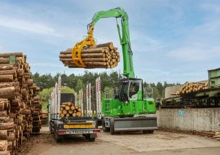 Graafmachines in overslaguitvoering Sennebogen 735M E  