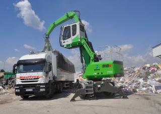 Graafmachines in overslaguitvoering Sennebogen 818M E 
