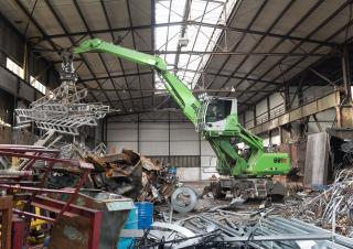 Graafmachines in overslaguitvoering Sennebogen 821M E 