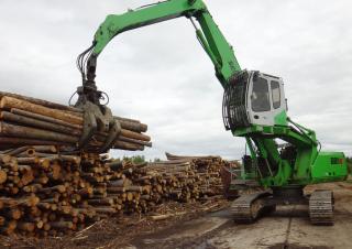 Graafmachines in overslaguitvoering Sennebogen 821R E 