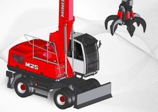 Graafmachines in overslaguitvoering Minelli M25