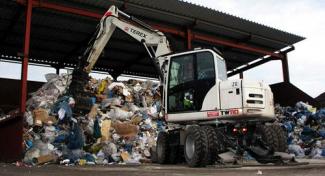 Mobiele graafmachines Terex TW 110