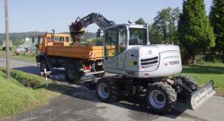 Mobiele graafmachines Terex TW 85