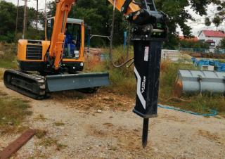 Aanbouwdelen Hydraulische brekers Daemo B50