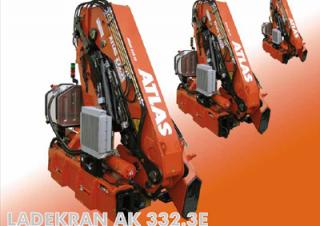 Hydraulische laadkranen Atlas AK 332.3E A4 