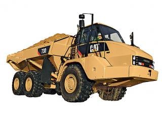 Kiepwagens Caterpillar 730