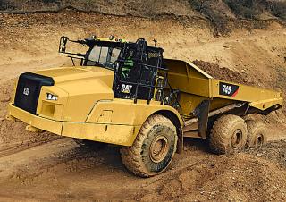 Kiepwagens Caterpillar 745