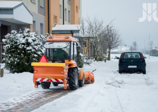 Apparatuur winteronderhoud Spreader Units Koppelbare strooier Pronar PW 120