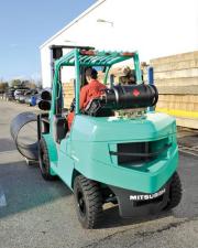 LPG-vorkheftrucks Mitsubishi FG45N