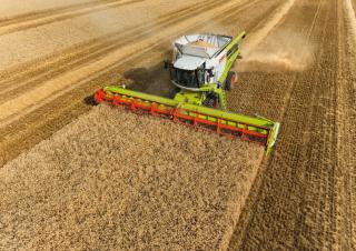 Combine maaidorsers Claas Lexion 750