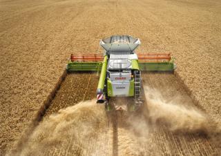 Combine maaidorsers Claas Lexion 750
