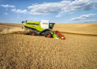 Combine maaidorsers Claas Lexion 760