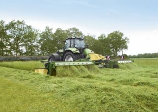Maaiercombinatie - Schijf met kneuzer Krone EasyCut B 1000 CV 