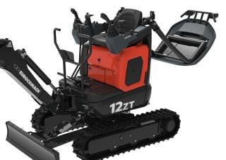 Mini-graafmachines Eurocomach 12 ZT