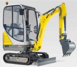 Mini-graafmachines Wacker Neuson 1404