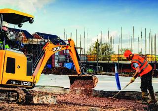 Mini-graafmachines JCB 16C-I