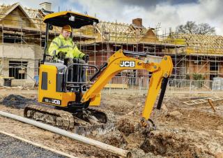 Mini-graafmachines JCB 18Z-I