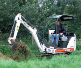 Mini-graafmachines Bobcat 319