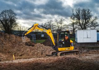 Mini-graafmachines JCB 50Z-2