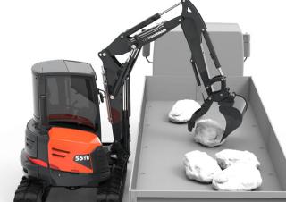 Mini-graafmachines Eurocomach 55 TR