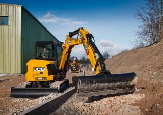 Mini-graafmachines JCB 56Z-2