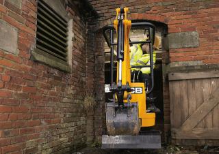 Mini-graafmachines JCB 8008