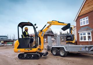 Mini-graafmachines JCB 8014