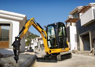 Mini-graafmachines JCB 8018