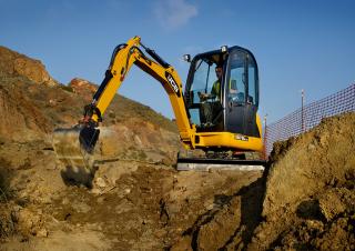 Mini-graafmachines JCB 8018