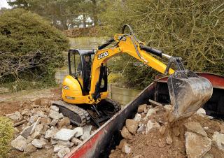 Mini-graafmachines JCB 8035 ZTS