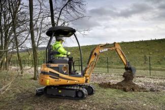 Electrische rups graafmachines Case CX15B S-2