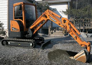 Mini-graafmachines Doosan DX27Z