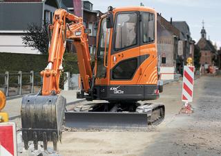 Mini-graafmachines Doosan DX30Z