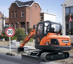 Mobiele graafmachines Doosan DX 55
