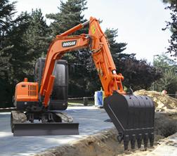 Mobiele graafmachines Doosan DX 55