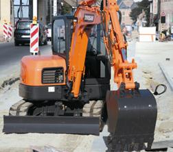 Mini-graafmachines Doosan DX 60 R