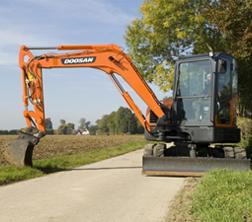 Mini-graafmachines Doosan DX 60 R
